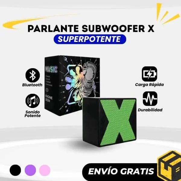 Parlante Bluetooth Subwoofer X