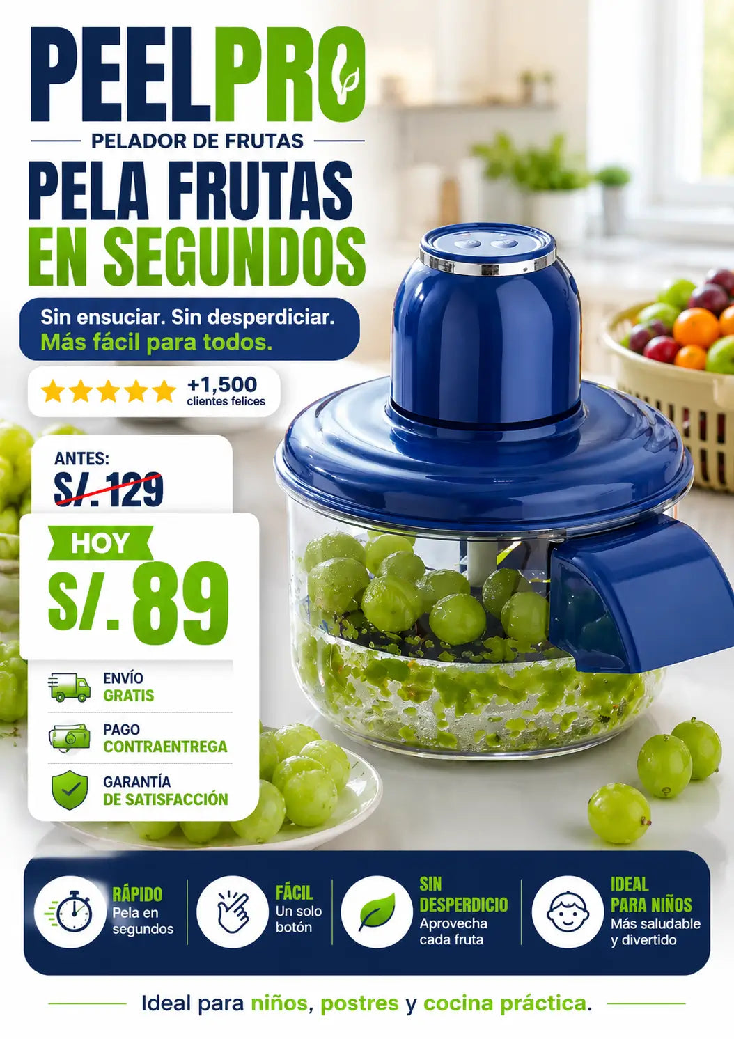 Pelador de Frutas