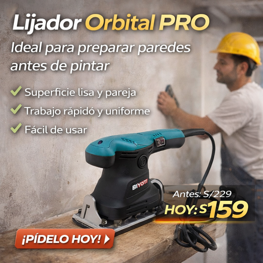 Lijador Orbital PRO - Acabados Profesionales