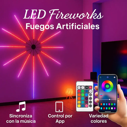 LED Firework - Fuegos Artificiales✨🌈