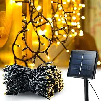 LUCES NAVIDEÑAS 300LED CON PANEL SOLAR