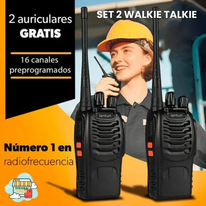 2 Radios WalkieTalkiePRO™ + Envio Gratis