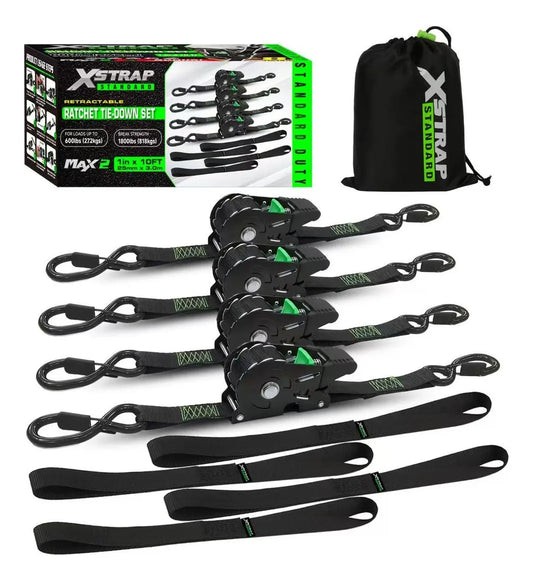 Set de 4 Correas AutoRetractil