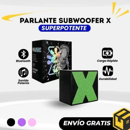 Parlante Bluetooth Subwoofer X
